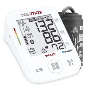 Rossmax 優盛電子血壓計 X5 心房顫動AFib 心律不整ARR 早期收縮PC 藍芽傳輸